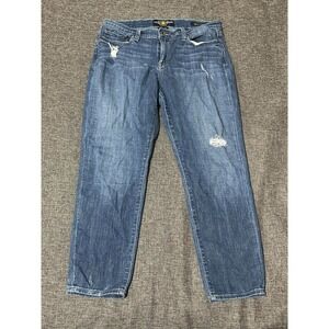 Lucky Brand Women's 12/31 Distressed Sofia‎ Capri Jeans